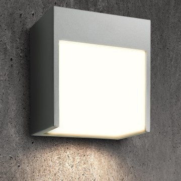 Brilagi - Applique murale extérieure TERNI LED/12W/230V gris IP44