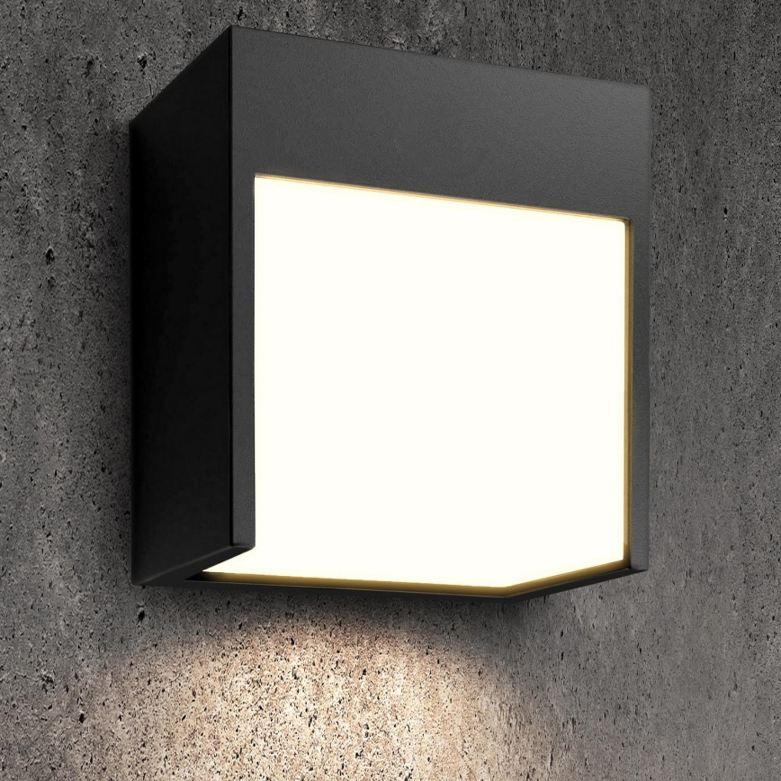 Brilagi - Applique murale extérieure TERNI LED/12W/230V noir IP44