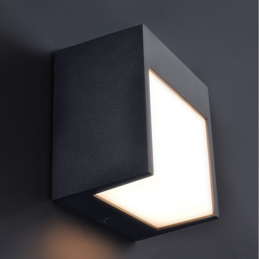 Brilagi - Applique murale extérieure TERNI LED/12W/230V noir IP44