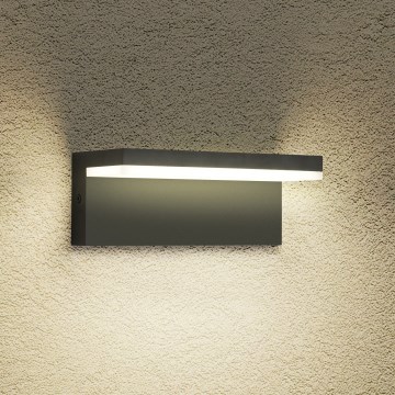 Brilagi - Applique murale extérieure TESSI LED/10W/230V noire IP54