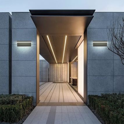 Brilagi - Applique murale extérieure TESSI LED/10W/230V noire IP54