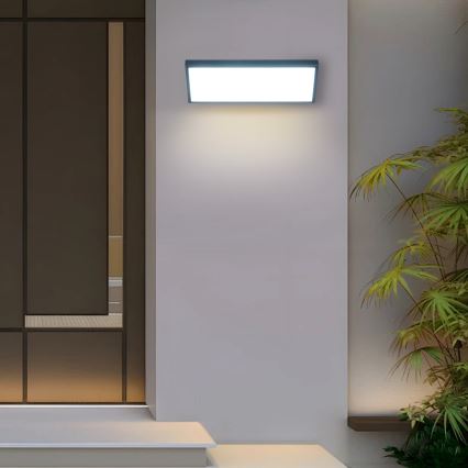 Brilagi - Applique murale extérieure LED TRIANGLE LED/42W/230V 3000/4000/6500K 45 cm anthracite IP65