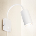 Brilagi - Applique murale flexible avec interrupteur SELE 1xGU10/30W/230V blanche