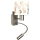 Brilagi - Applique murale flexible LED pour enfants BOBO 1xE27/25W/230V + LED/3W chrome mat/blanc/motifs d'animaux