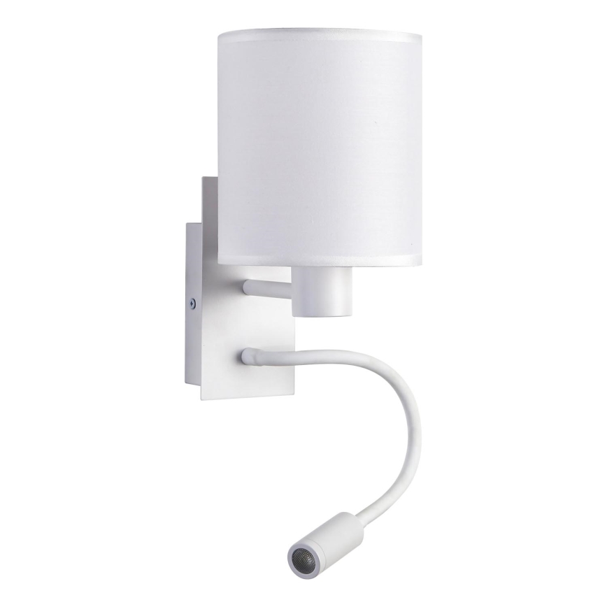 Brilagi - Applique murale flexible NUBILA 1xE27/25W/230V + LED/3W blanc