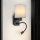 Brilagi - Applique murale flexible NUBILA 1xE27/25W/230V + LED/3W noir/gris