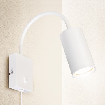 Brilagi - Applique murale flexible SELE 1xGU10/30W/230V blanc