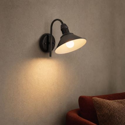 BRILAGI - Applique murale FORGE 1xE27/60W/230V noire