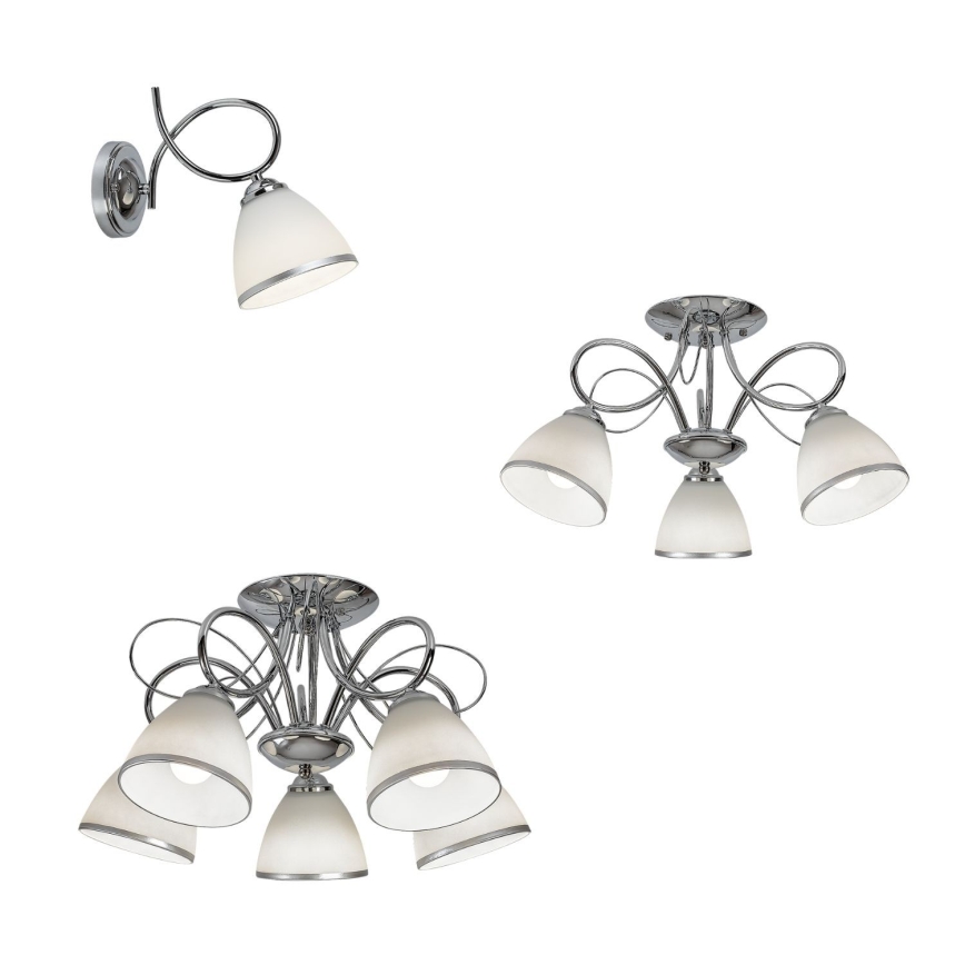 Brilagi - Applique murale FRED 1xE27/60W/230V chromé brillant