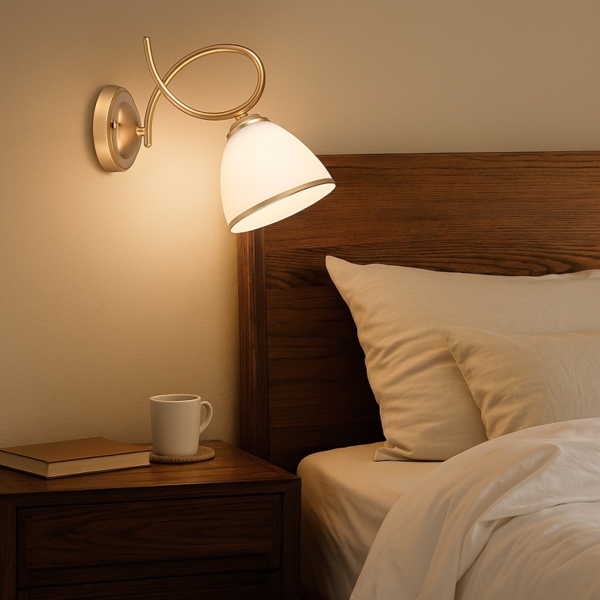 Brilagi - Applique murale FRED 1xE27/60W/230V dorée