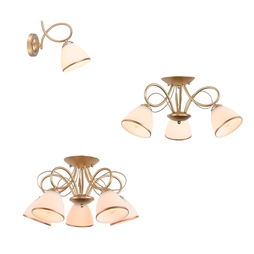 Brilagi - Applique murale FRED 1xE27/60W/230V dorée