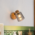 Brilagi - Applique murale HYGGE 1xE14/15W/230V bois/fumé