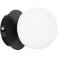 Brilagi - Applique murale LED BALL pour salle de bains, 6W, 230V, 3000/4000/6500K, IP44, noire