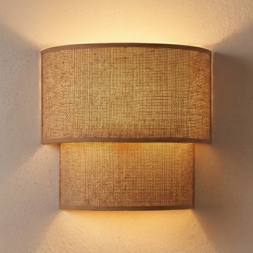 Brilagi - Applique murale LED BOHO ECO 1xE27/10W/230V beige