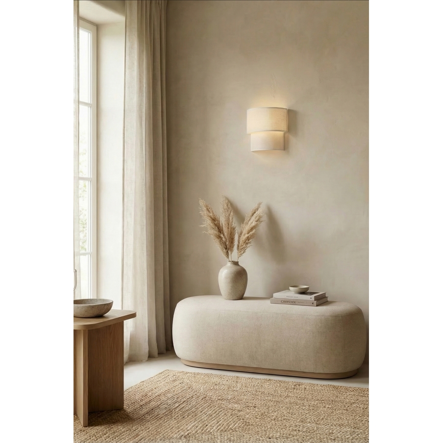 Brilagi - Applique murale LED BOHO ECO 1xE27/10W/230V crème