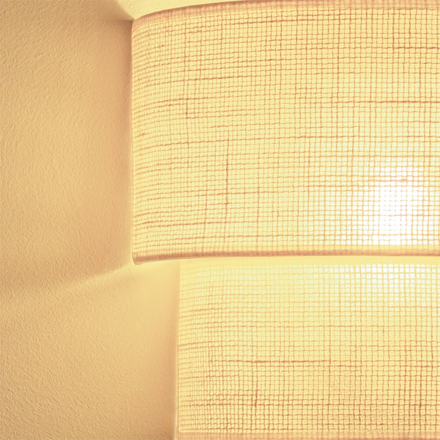 Brilagi - Applique murale LED BOHO ECO 1xE27/10W/230V crème