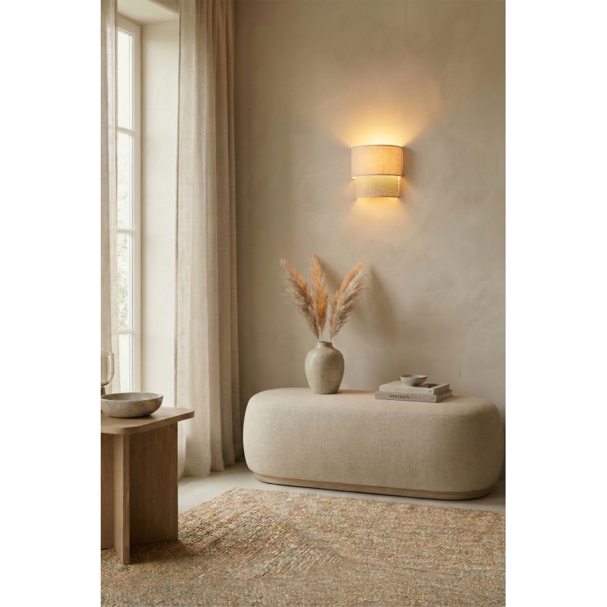 Brilagi - Applique murale LED BOHO ECO 1xE27/10W/230V crème