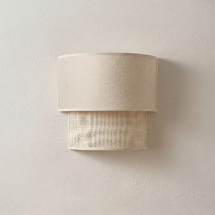 Brilagi - Applique murale LED BOHO ECO 1xE27/10W/230V crème
