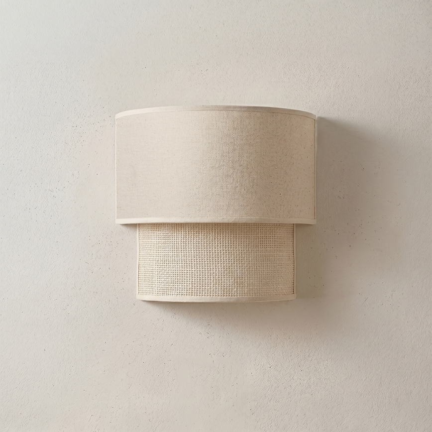 Brilagi - Applique murale LED BOHO ECO 1xE27/10W/230V crème