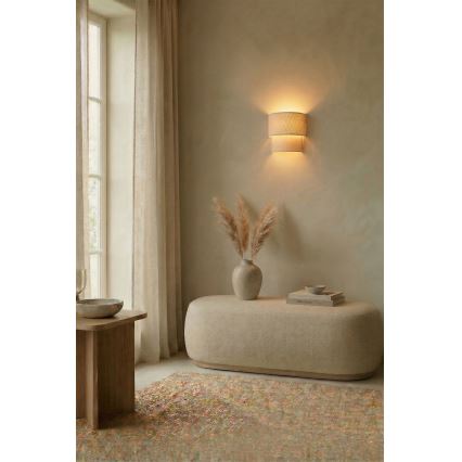Brilagi - Applique murale LED BOHO ECO 1xE27/10W/230V crème