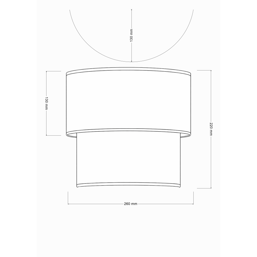 Brilagi - Applique murale LED BOHO ECO 1xE27/10W/230V marron/crème
