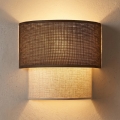 Brilagi - Applique murale LED BOHO ECO 1xE27/10W/230V marron/crème