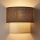 Brilagi - Applique murale LED BOHO ECO 1xE27/10W/230V marron/crème