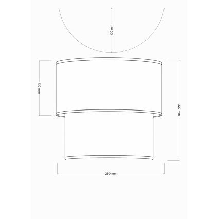 Brilagi - Applique murale LED BOHO ECO 1xE27/10W/230V marron/crème