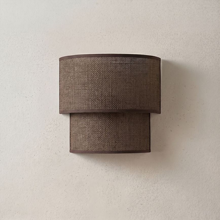 Brilagi - Applique murale LED BOHO ECO 1xE27/10W/230V marron