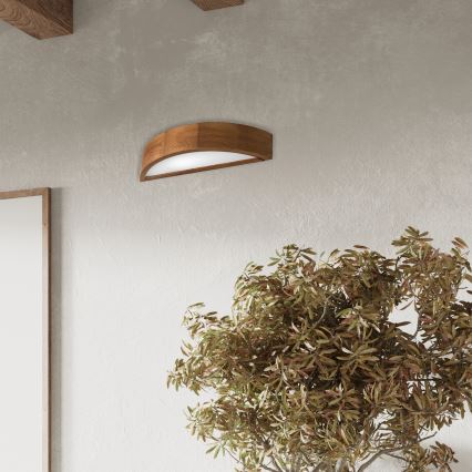 Brilagi - Applique murale LED CARVALHO 1xE27/15W/230V chêne cerisier