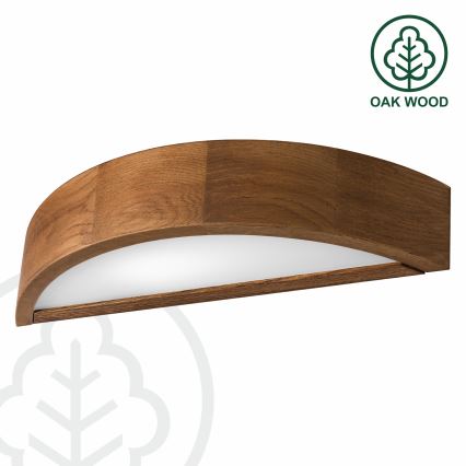 Brilagi - Applique murale LED CARVALHO 1xE27/15W/230V chêne cerisier