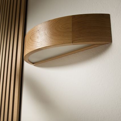 Brilagi - Applique murale LED CARVALHO 1xE27/15W/230V chêne