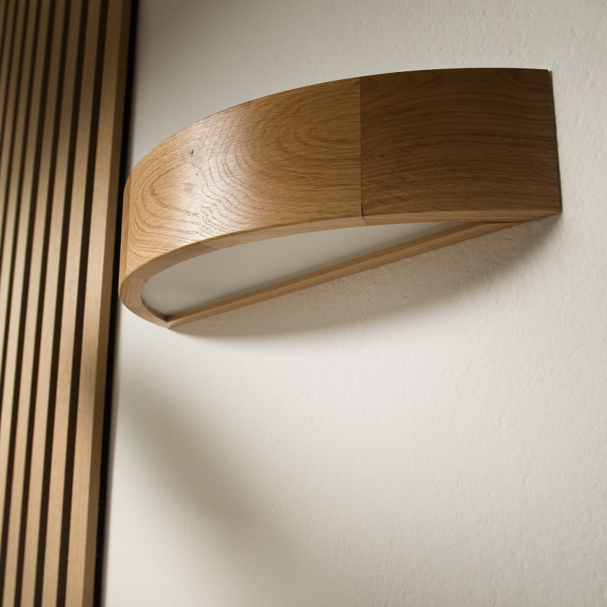 Brilagi - Applique murale LED CARVALHO 1xE27/15W/230V chêne