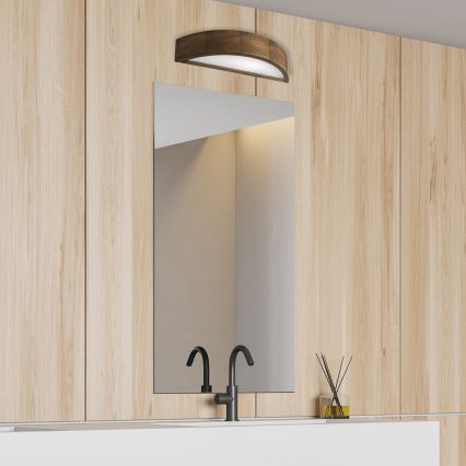Brilagi - Applique murale LED CARVALHO 1xE27/15W/230V chêne/noyer