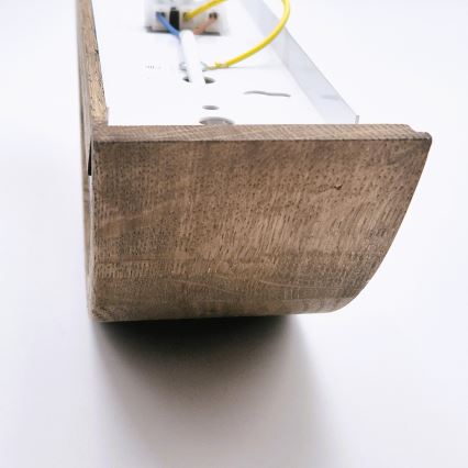 Brilagi - Applique murale LED CARVALHO 1xE27/15W/230V chêne/noyer