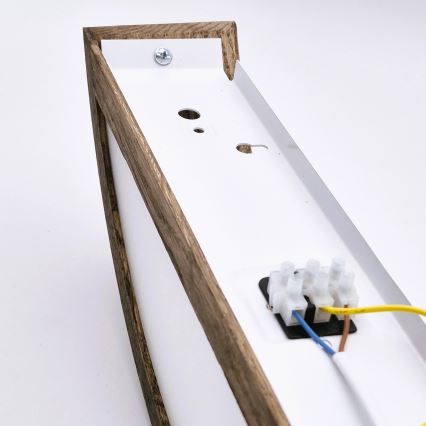 Brilagi - Applique murale LED CARVALHO 1xE27/15W/230V chêne/noyer