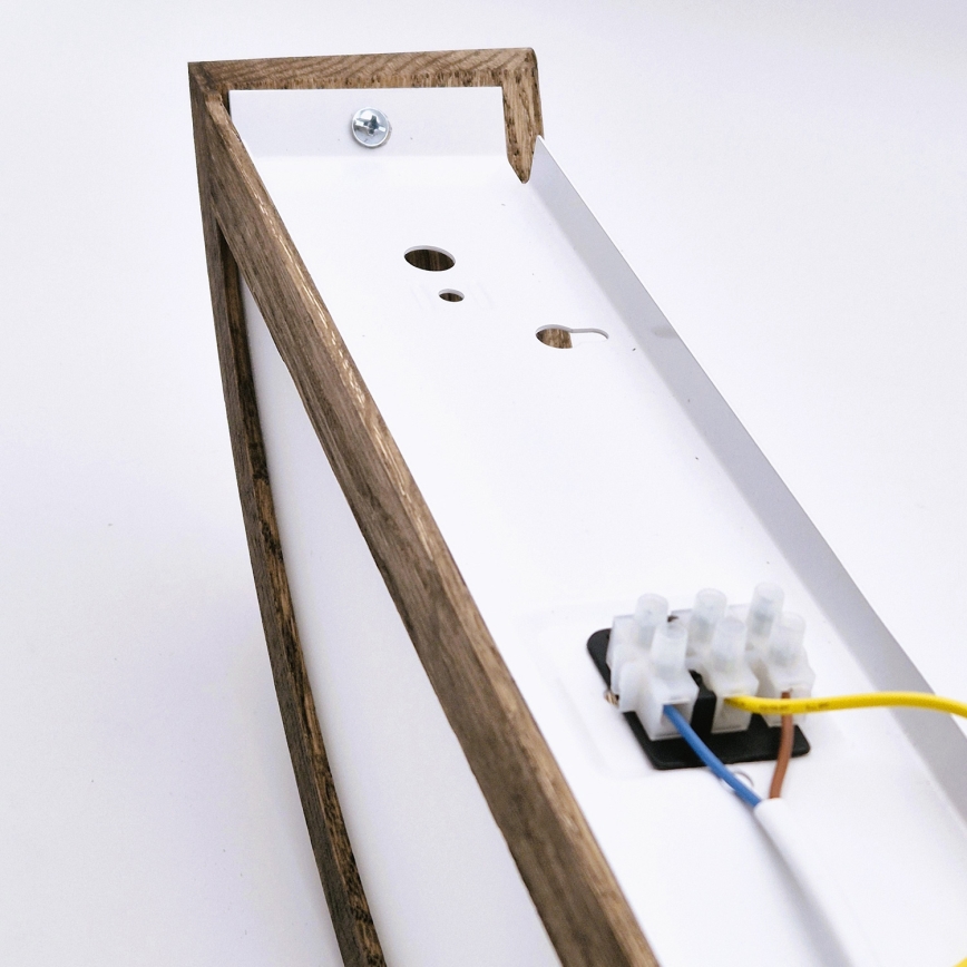 Brilagi - Applique murale LED CARVALHO 1xE27/15W/230V chêne/noyer