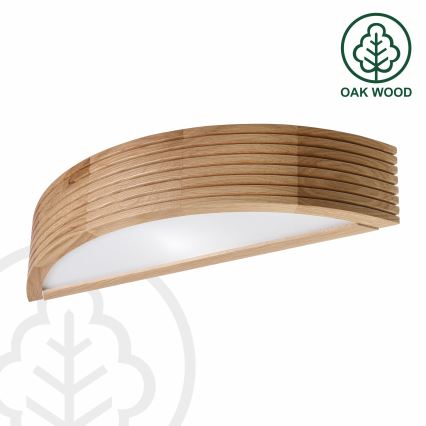 Brilagi - Applique murale LED CARVALHO MODERN 1xE27/60W/230V chêne