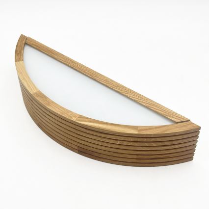Brilagi - Applique murale LED CARVALHO MODERN 1xE27/60W/230V chêne