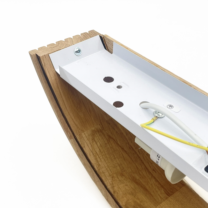 Brilagi - Applique murale LED CARVALHO MODERN 1xE27/60W/230V chêne