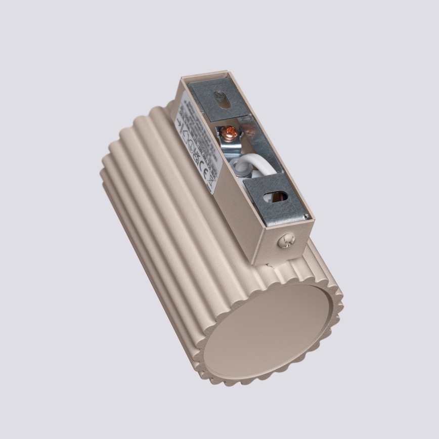 Brilagi - Applique murale LED CRESTO 1 x GU10 / 10 W / 230 V, 10 cm, taupe