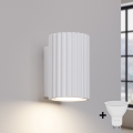 Brilagi - Applique murale LED CRESTO 1xGU10/10W/230V 10 cm blanche