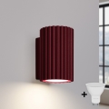 Brilagi - Applique murale LED CRESTO 1xGU10/10W/230V 10 cm bordeaux