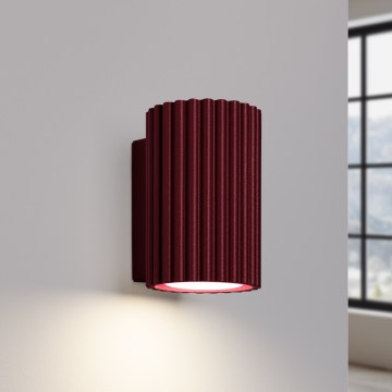 Brilagi - Applique murale LED CRESTO 1xGU10/10W/230V 10 cm bordeaux