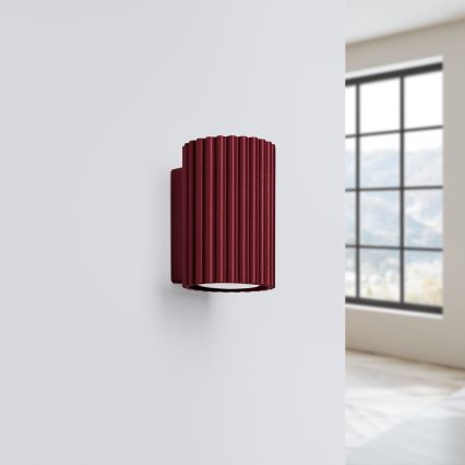 Brilagi - Applique murale LED CRESTO 1xGU10/10W/230V 10 cm bordeaux