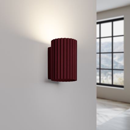 Brilagi - Applique murale LED CRESTO 1xGU10/10W/230V 10 cm bordeaux