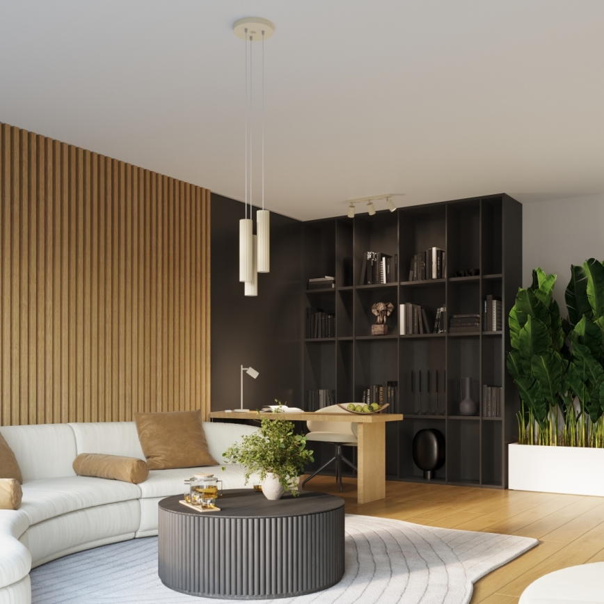 Brilagi - Applique murale LED CRESTO 1xGU10/10W/230V 10 cm crème