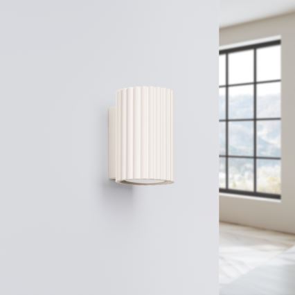 Brilagi - Applique murale LED CRESTO 1xGU10/10W/230V 10 cm crème