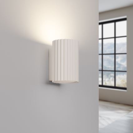 Brilagi - Applique murale LED CRESTO 1xGU10/10W/230V 10 cm crème