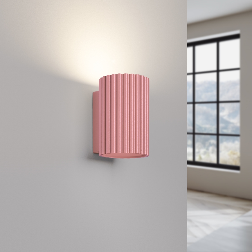 Brilagi - Applique murale LED CRESTO 1xGU10/10W/230V 10 cm rose
